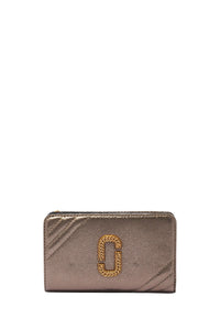 Portefeuille Compact en cuir - Bronze