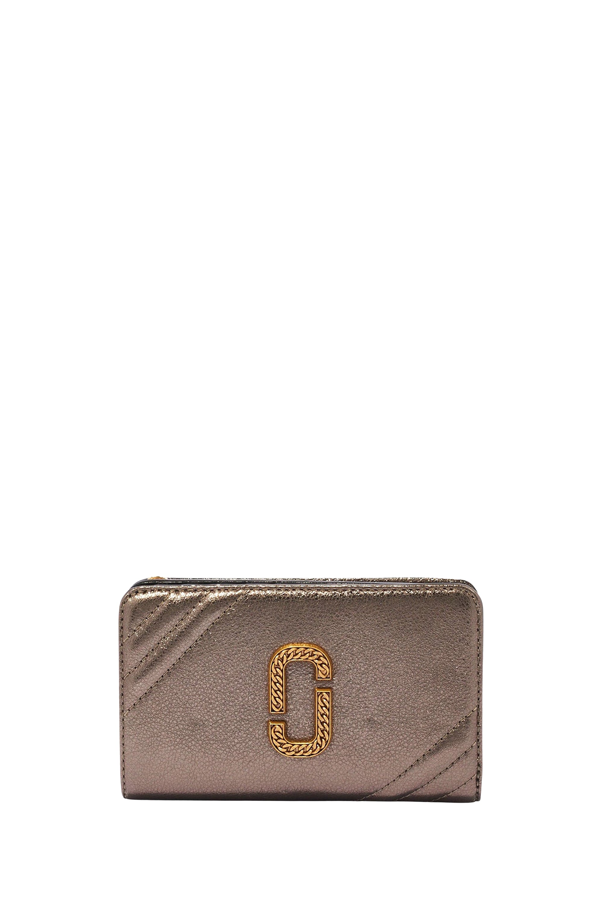 Portefeuille Compact en cuir - Bronze