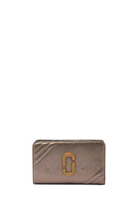 1 NEW / 4 TROCA /66€   Portefeuille compact en cuir - Bronze