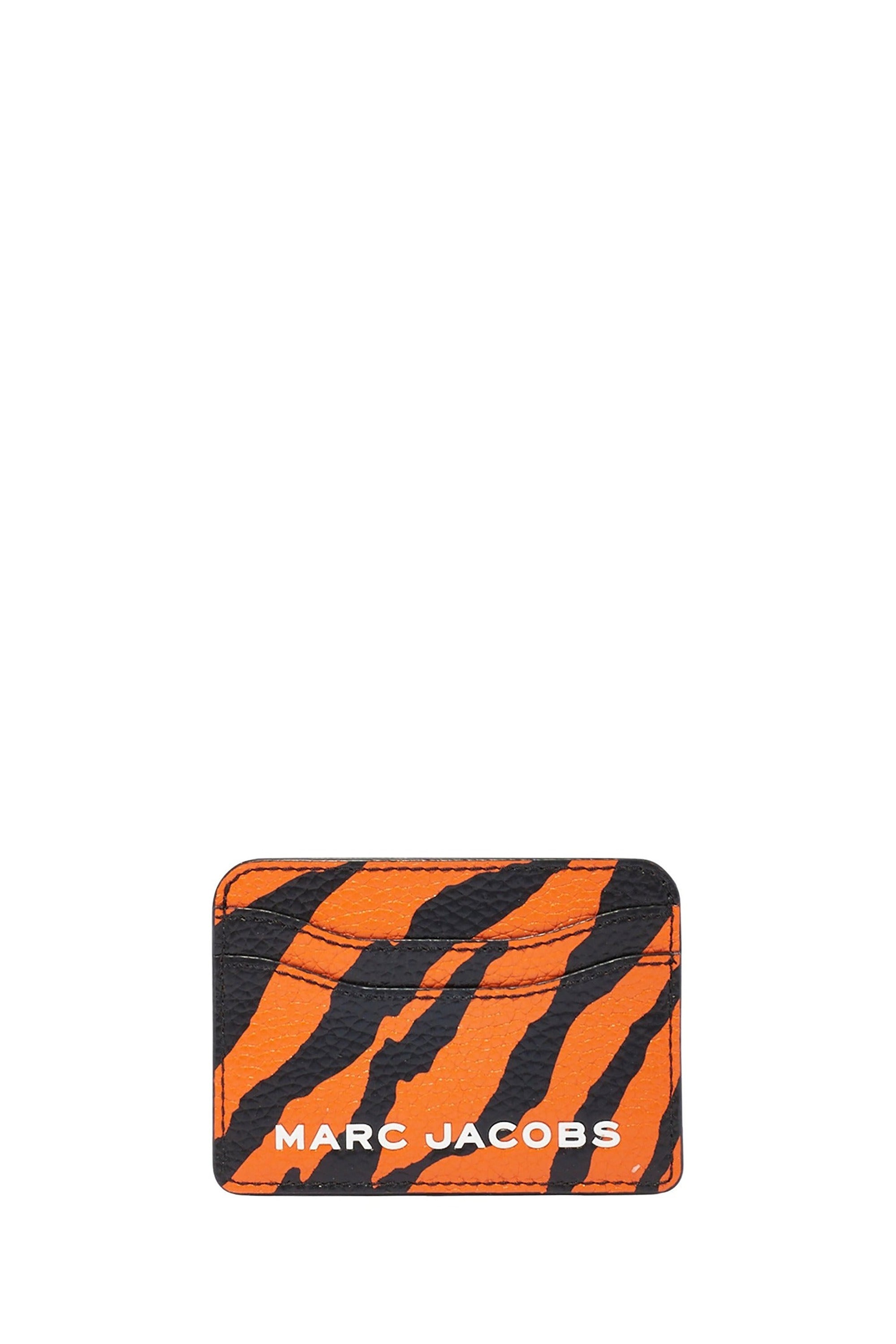 Porte-cartes Snapshot en cuir - Orange & Lilac