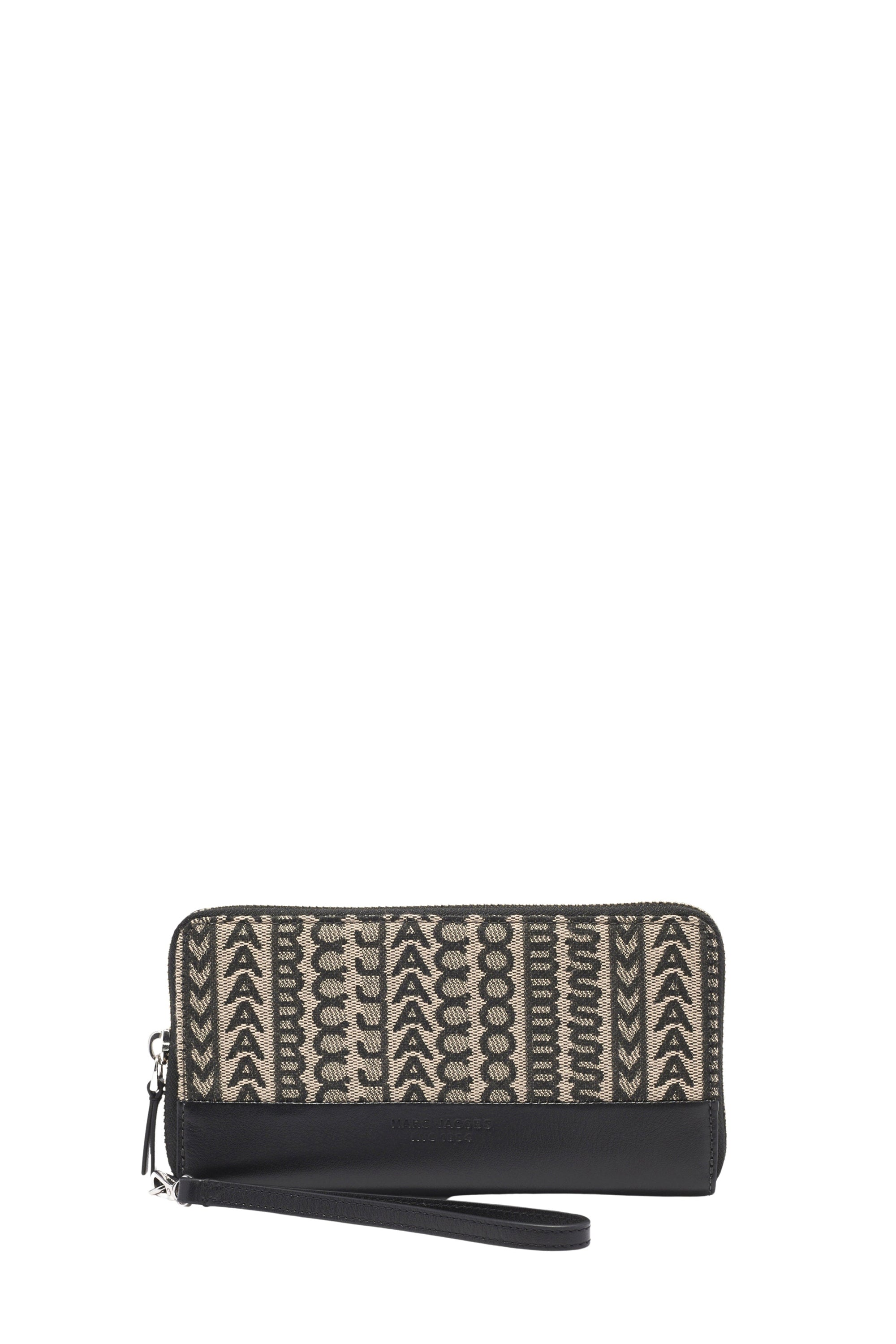 Portefeuille Monogram zippé - Beige