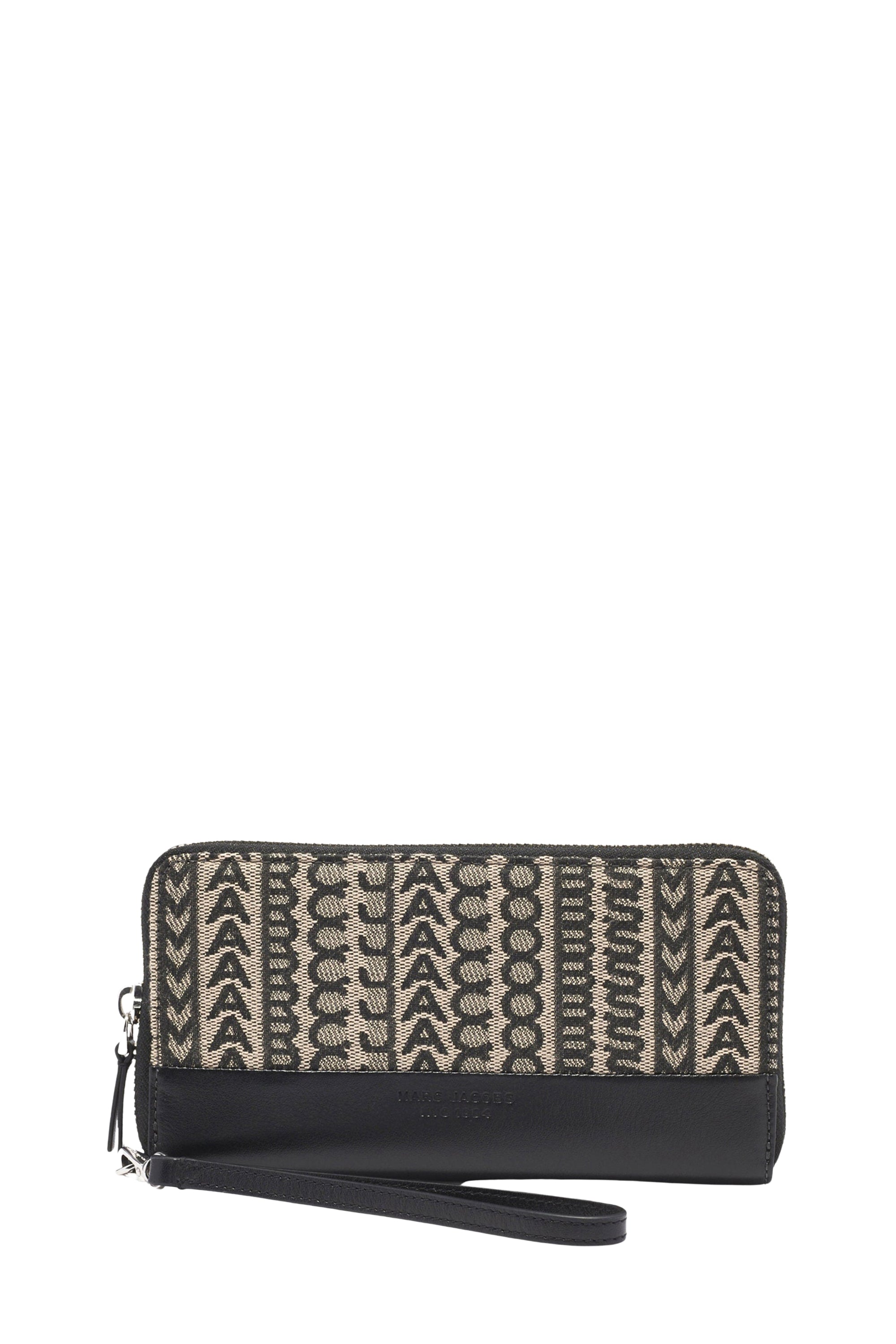 Portefeuille Monogram zippé - Beige