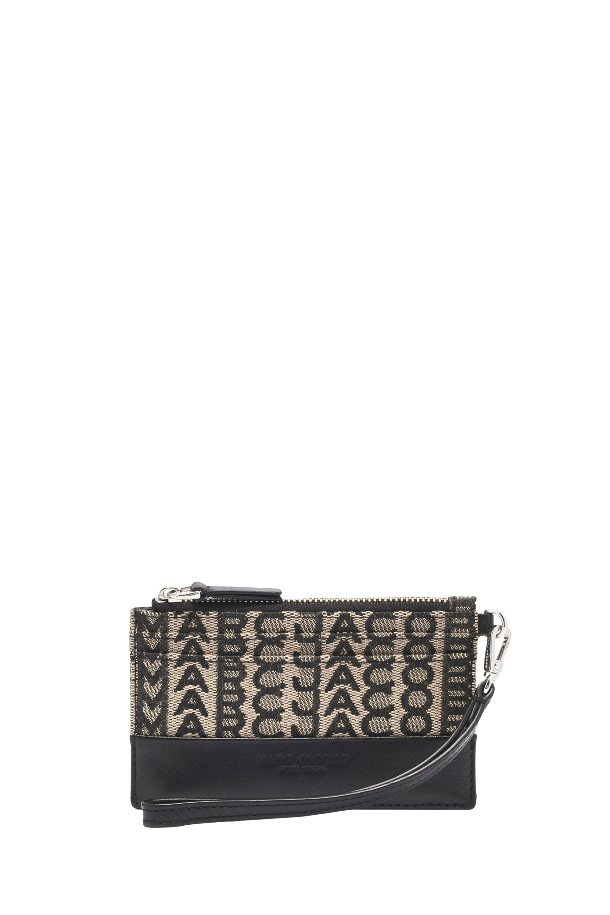 Portefeuille The Top Zip Wristlet Monogram - Beige Multicolor