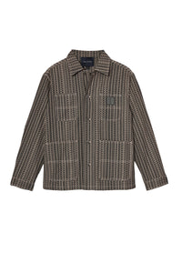 Veste à poches multiples - Beige Multicolor