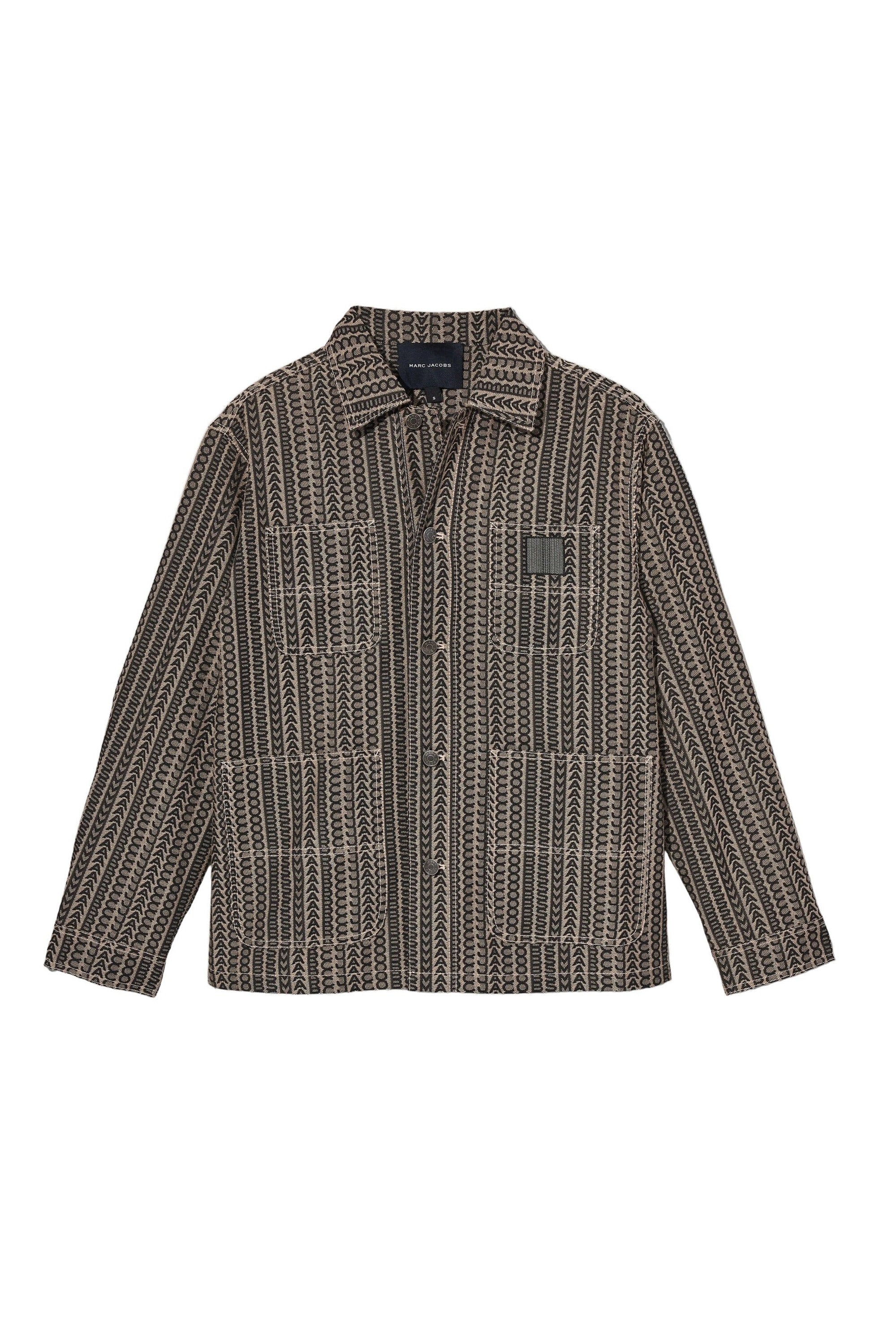 Veste à poches multiples - Beige Multicolor