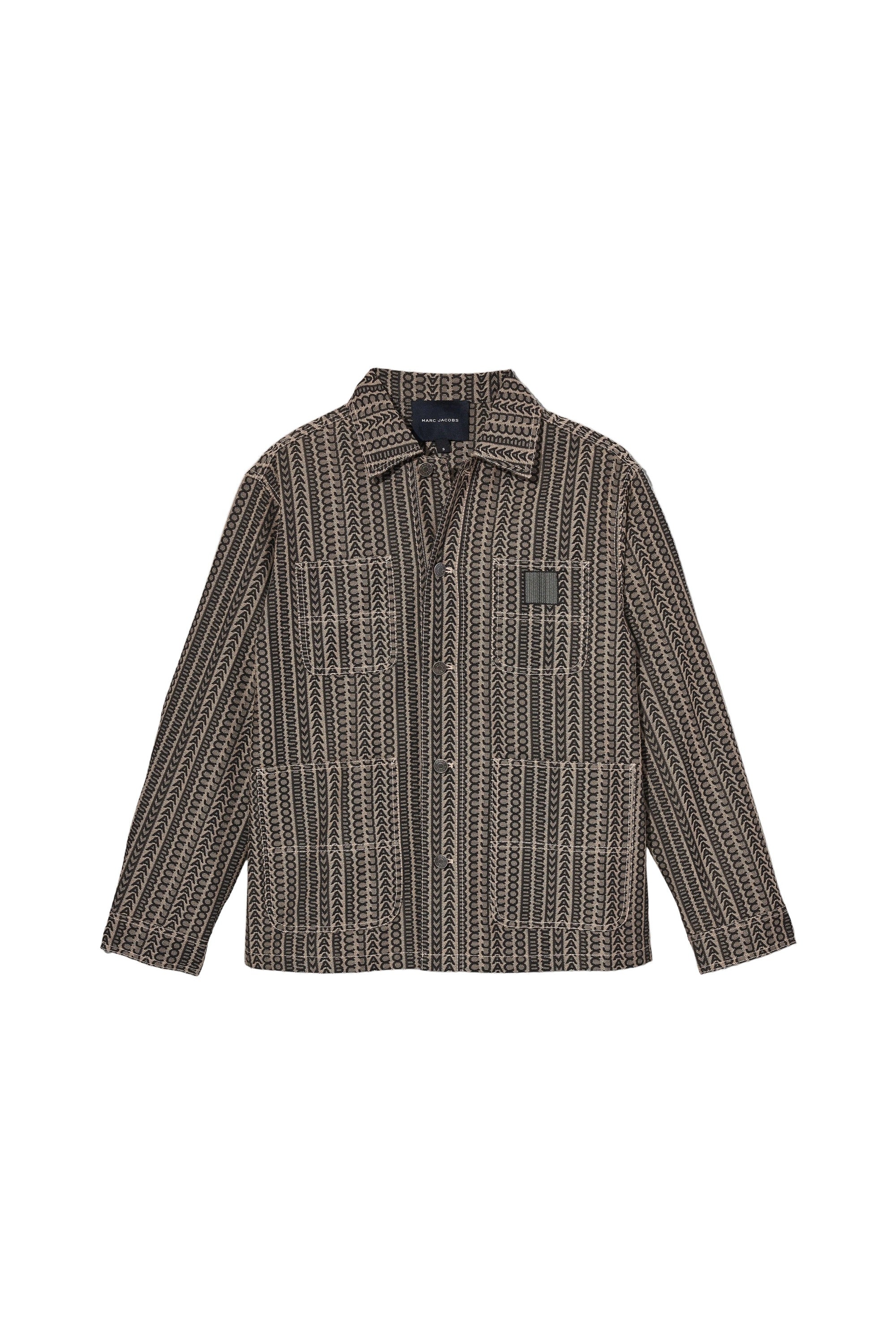 Veste à poches multiples - Beige Multicolor
