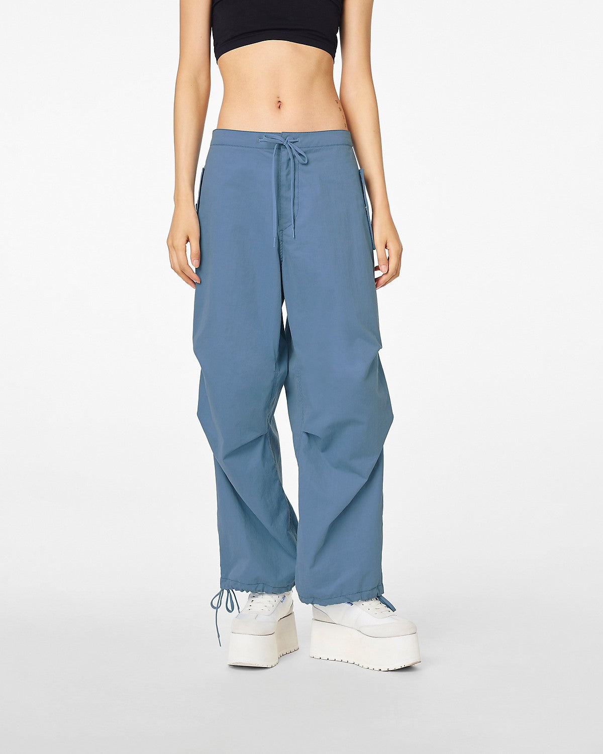 Pantalon ample à cordon de serrage - Blue Shadow