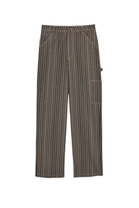 Pantalon cargo Monogram en denim - Beige