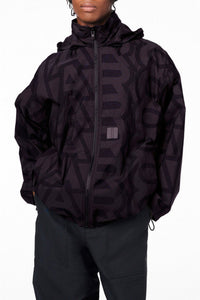 Veste à capuche Monogram - Black & Charcoal