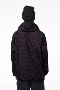 Veste à capuche Monogram - Black & Charcoal