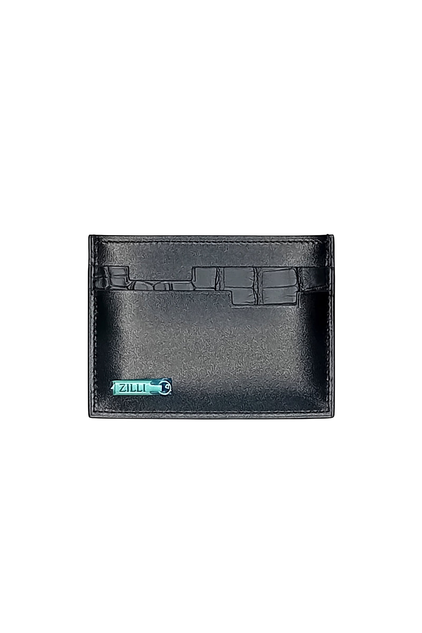 Porte-cartes en cuir - Noir