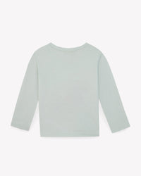 Cotton 'Taxi' T-shirt - Pale Aqua 2