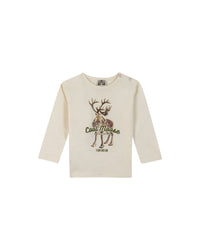 Cotton 'Taxi' T-shirt - Ecru