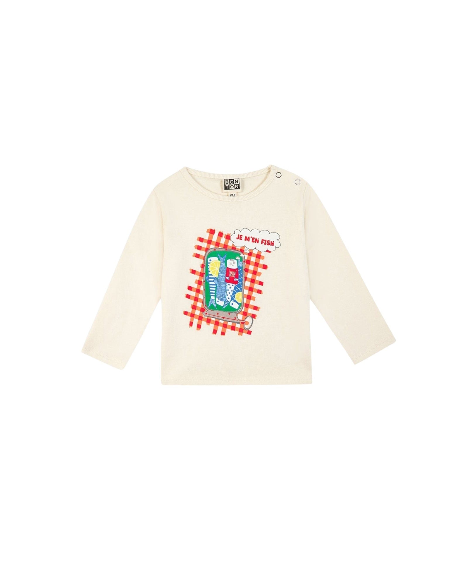 T-shirt Taxi - Crème Bonton