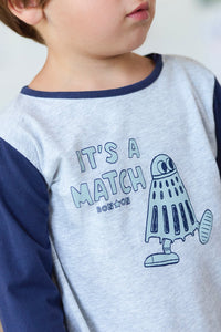 T-shirt Taxi - Gris Chiné
