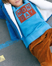 Sweatshirt Sandy en coton - Bleu de Toi
