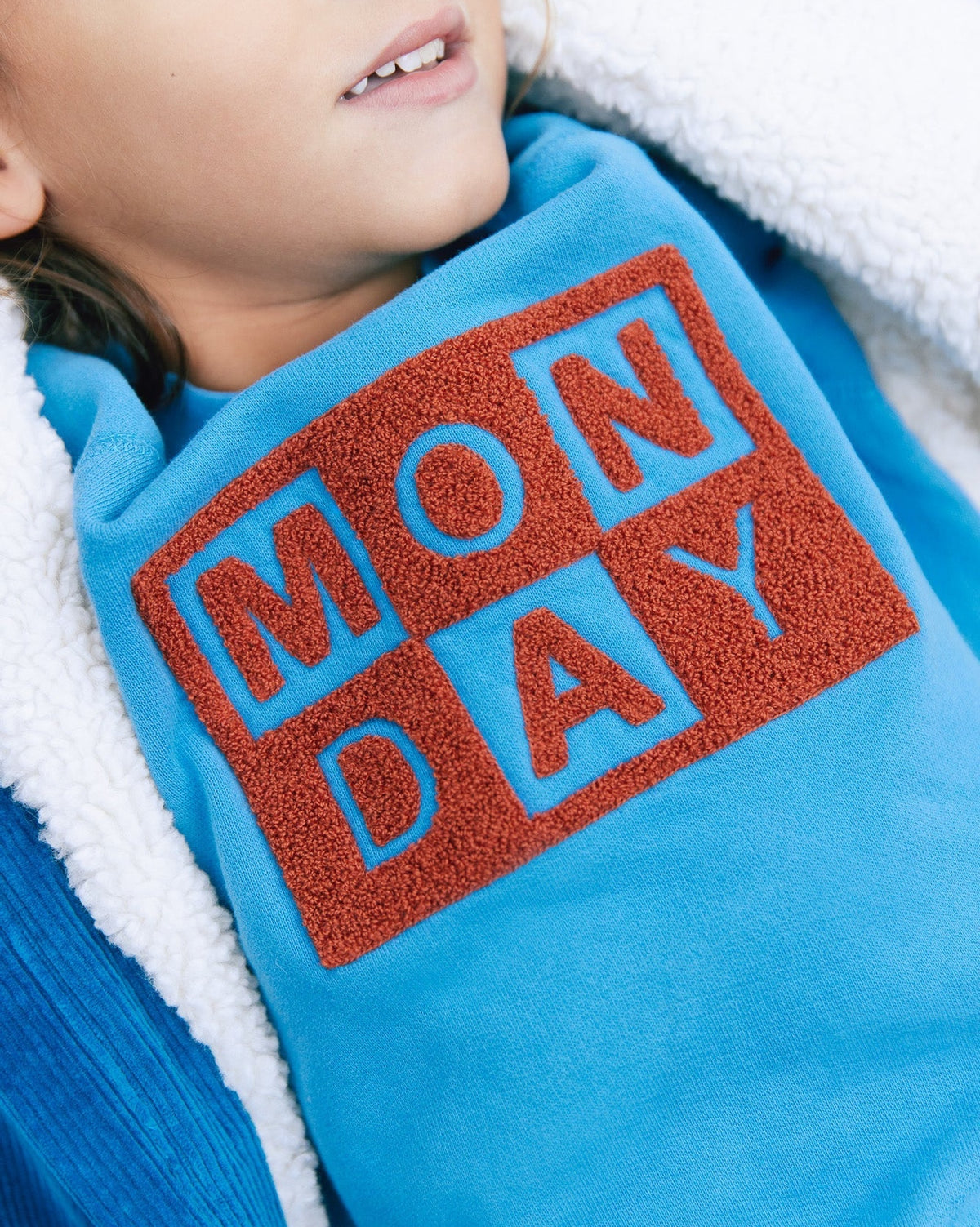 Sweatshirt Sandy en coton - Bleu de Toi