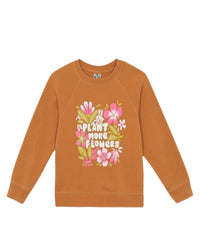 Sweatshirt Sandy en coton - Marron Ourson