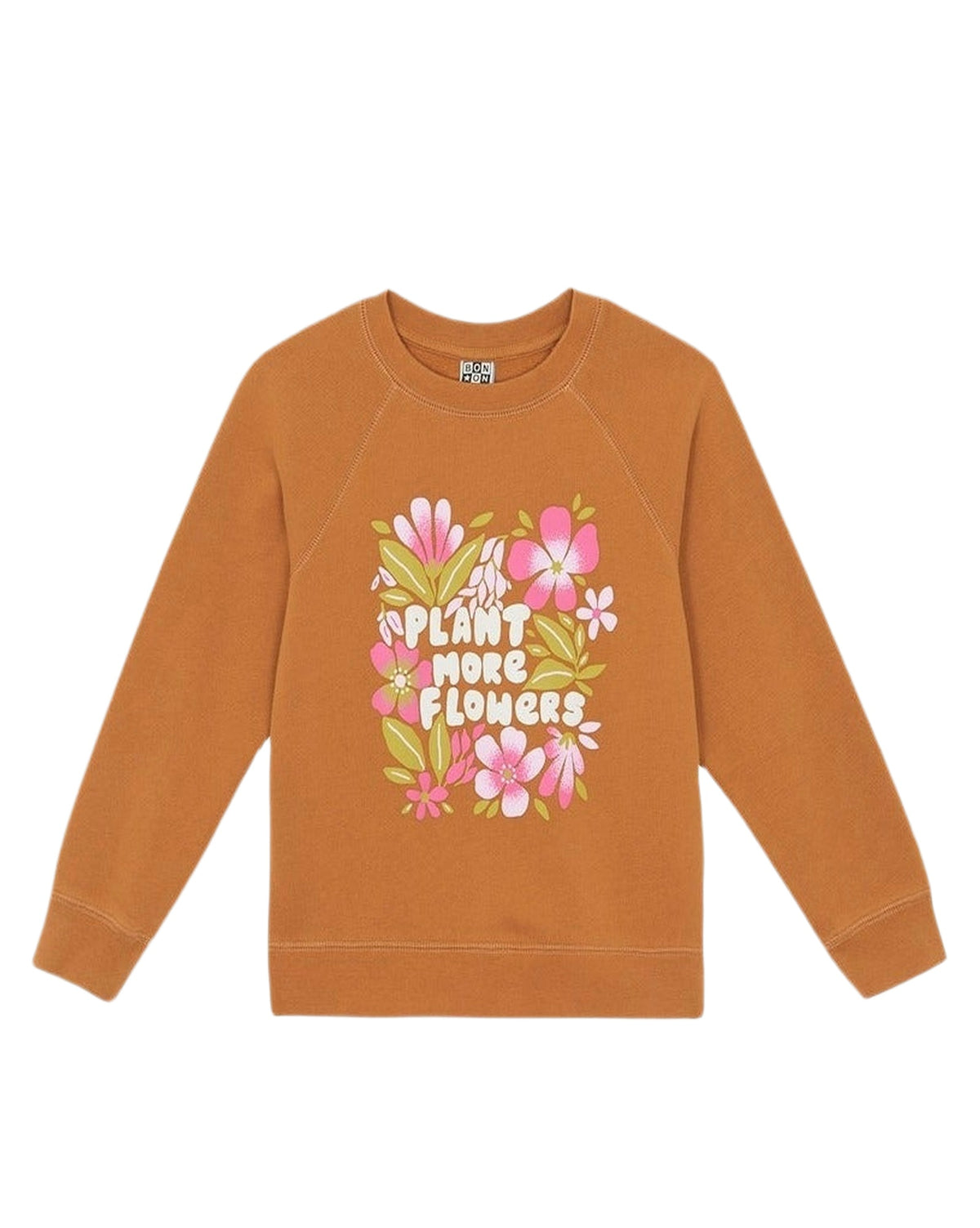Sweatshirt Sandy en coton - Marron Ourson