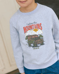 Sweatshirt Sandy en coton - Gris Chine