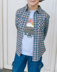 Sweatshirt Sandy en coton - Gris Chine