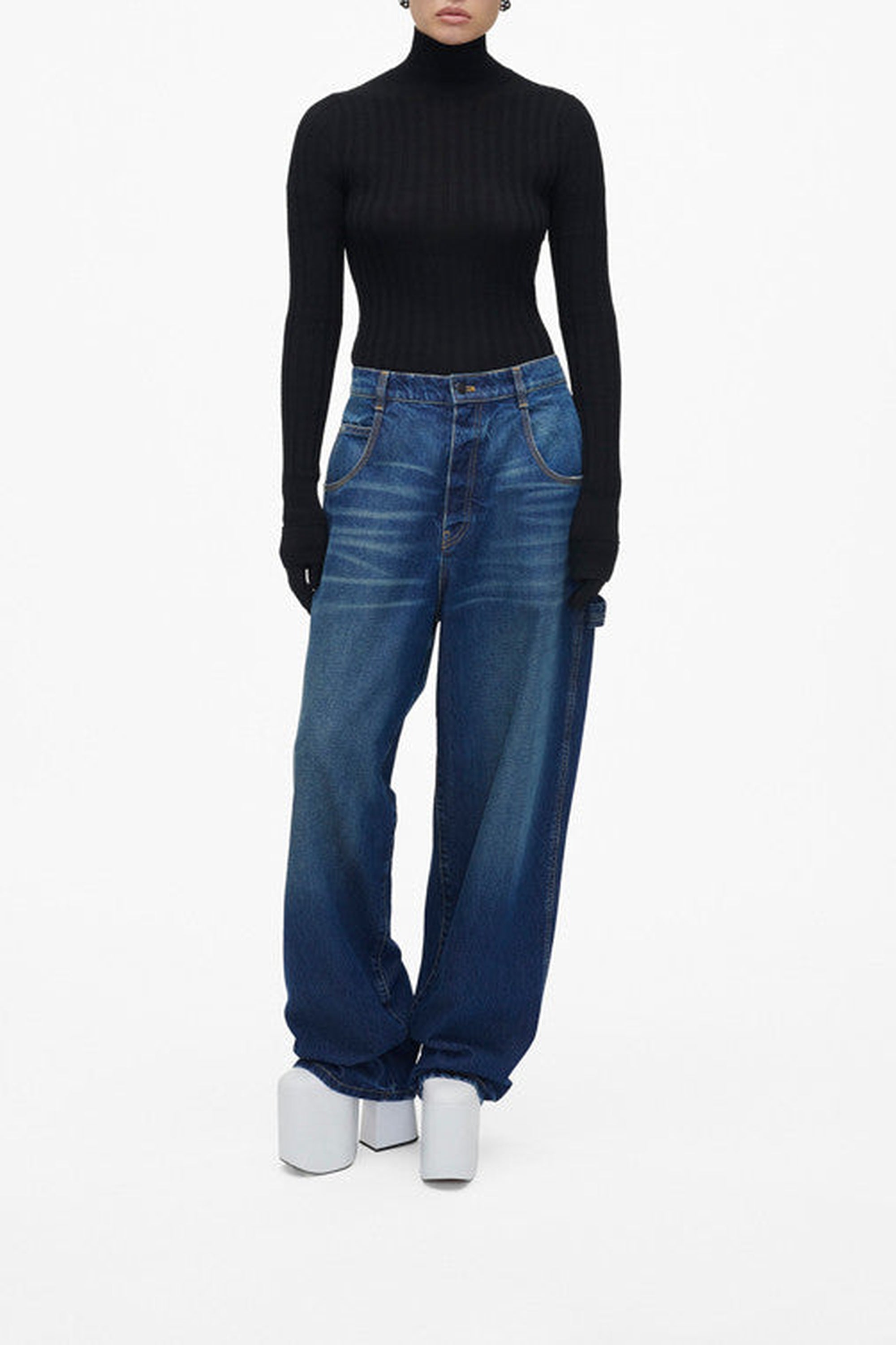 Pantalon baggy en denim - Future Indigo