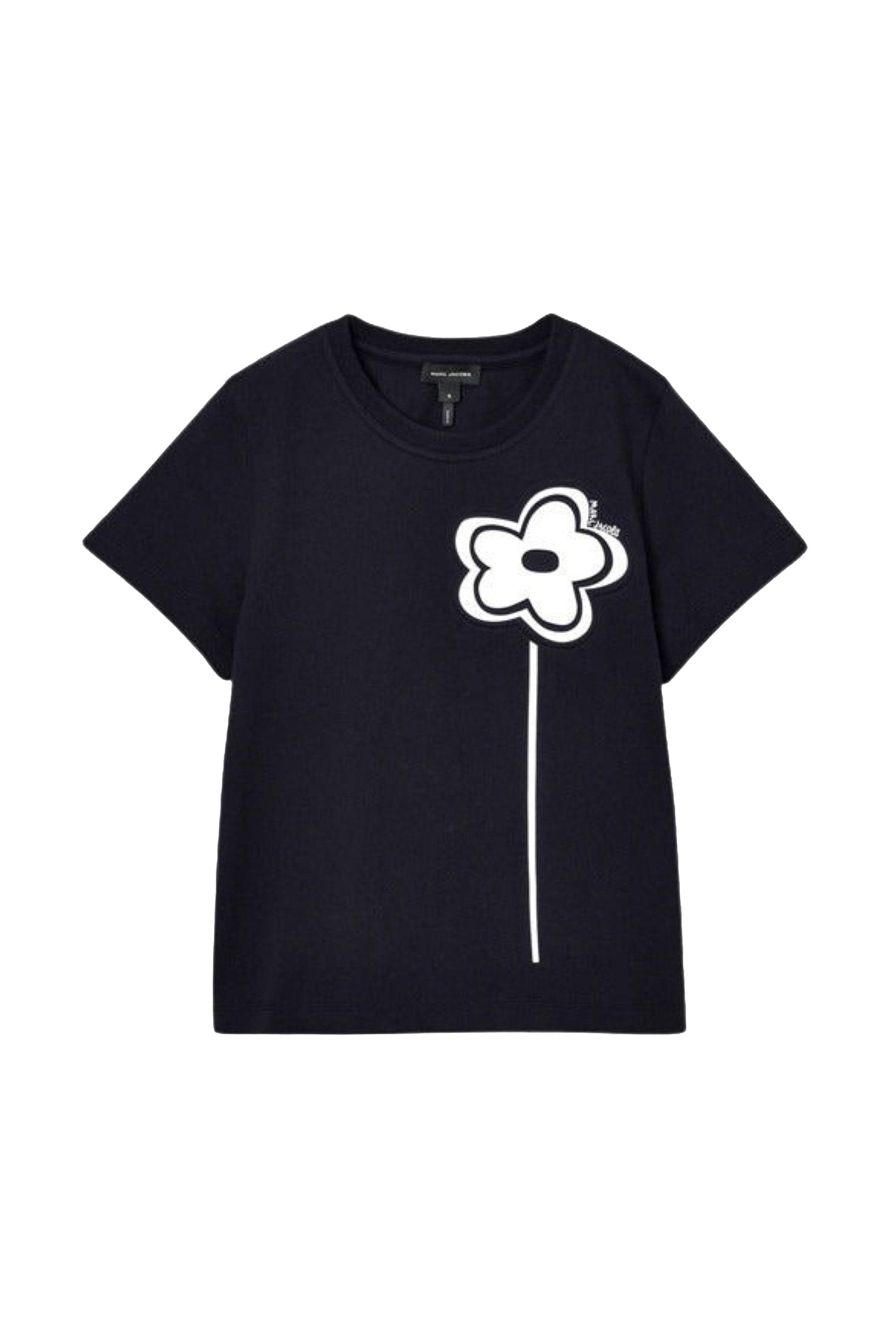 T-shirt Daisy avec fleur - Black