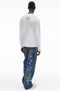 T-shirt à manches longues oversize Futura - Dirty White