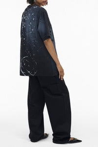T-shirt Futura large - Black