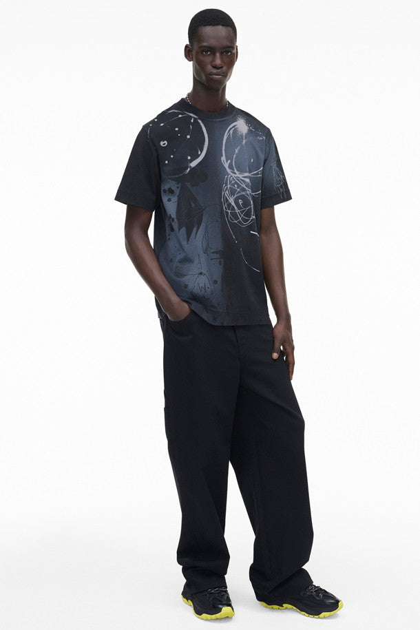 T-shirt Futura large - Black