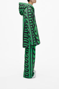 Sweat à capuche Monogram zippé - Gunmetal & Apple