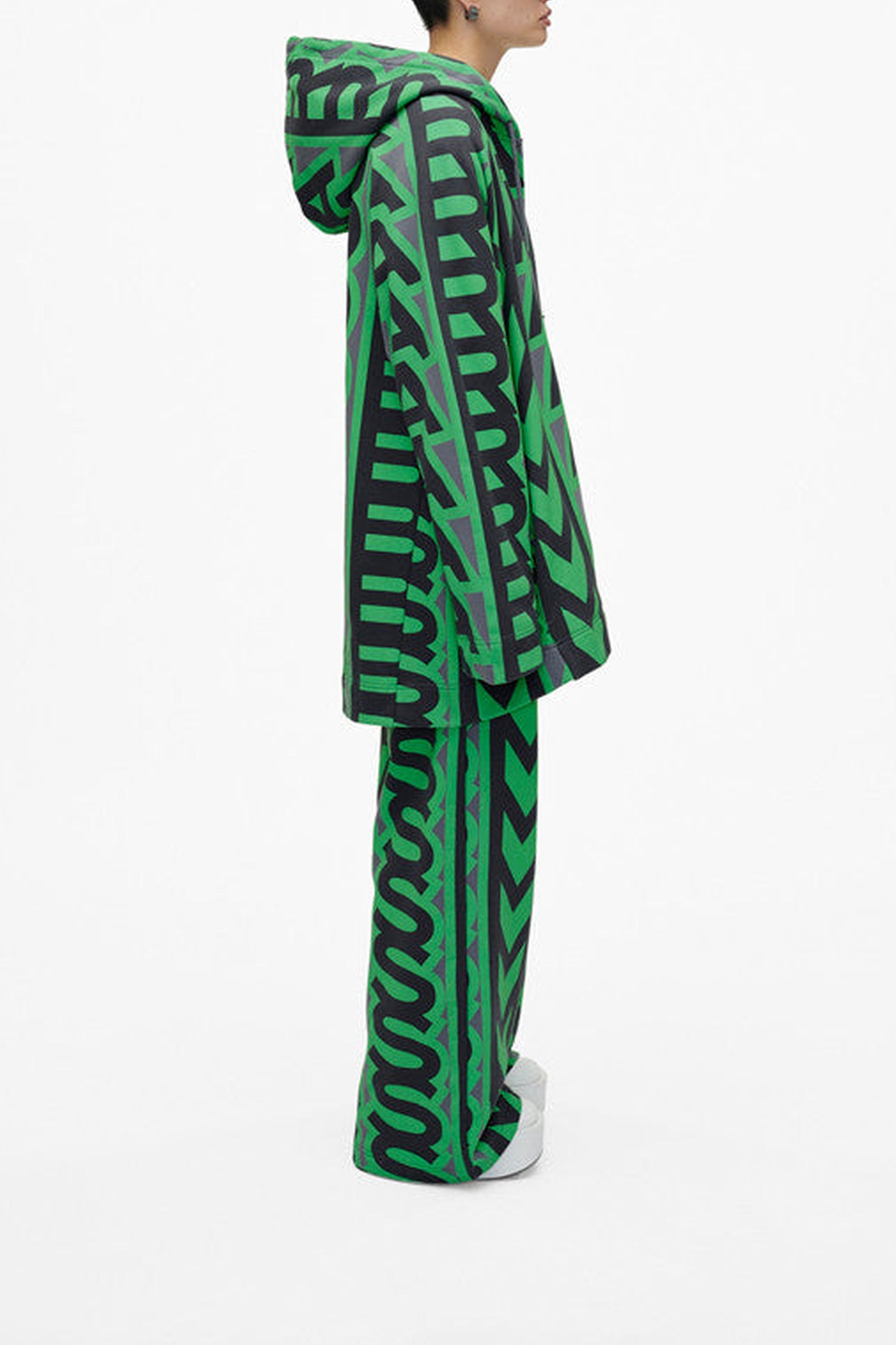 Sweat à capuche Monogram zippé - Gunmetal & Apple