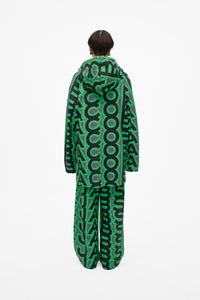 Sweat à capuche Monogram zippé - Gunmetal & Apple