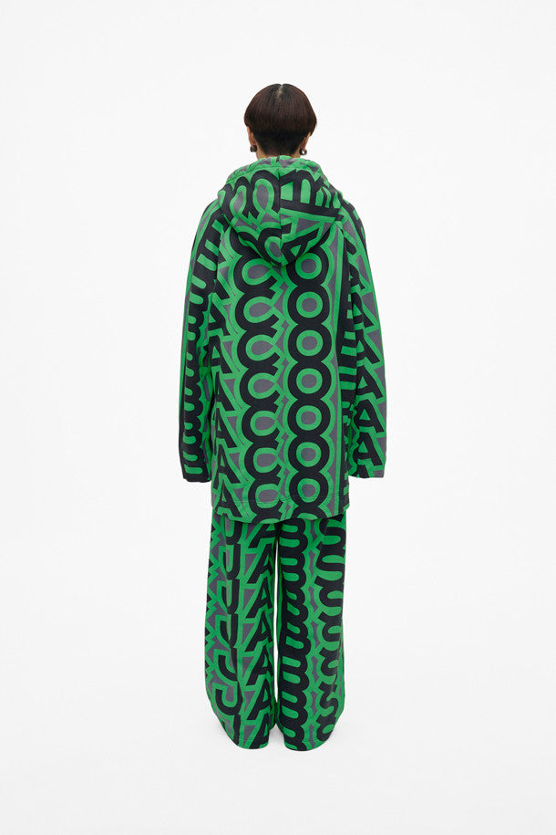 Sweat à capuche Monogram zippé - Gunmetal & Apple