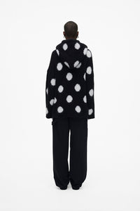 Sweat à capuche en laine - Black & White