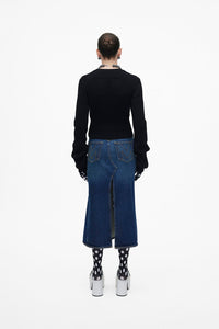 Wool round-neck jumper - Iced Lavender