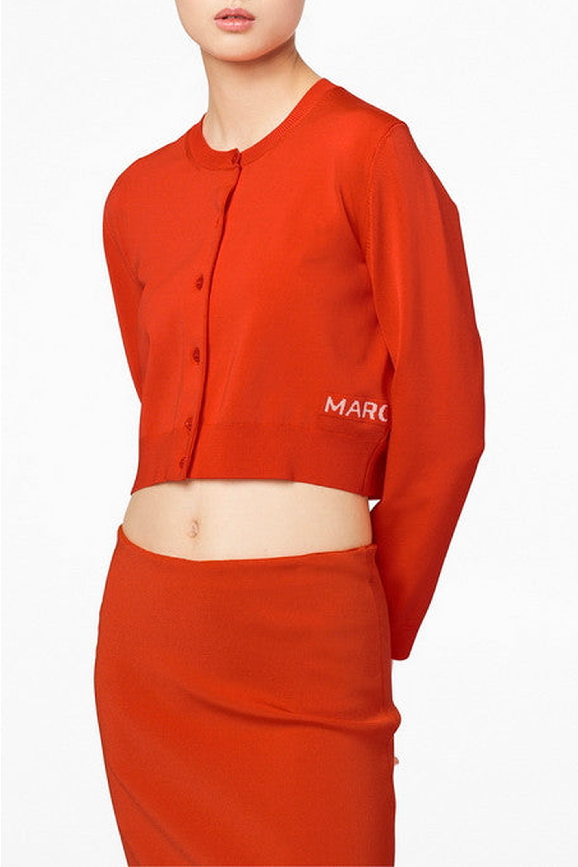 Cardigan court boutonné - Dragon Fire