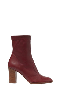 Bottines à talons Sofia 85 en cuir - Red