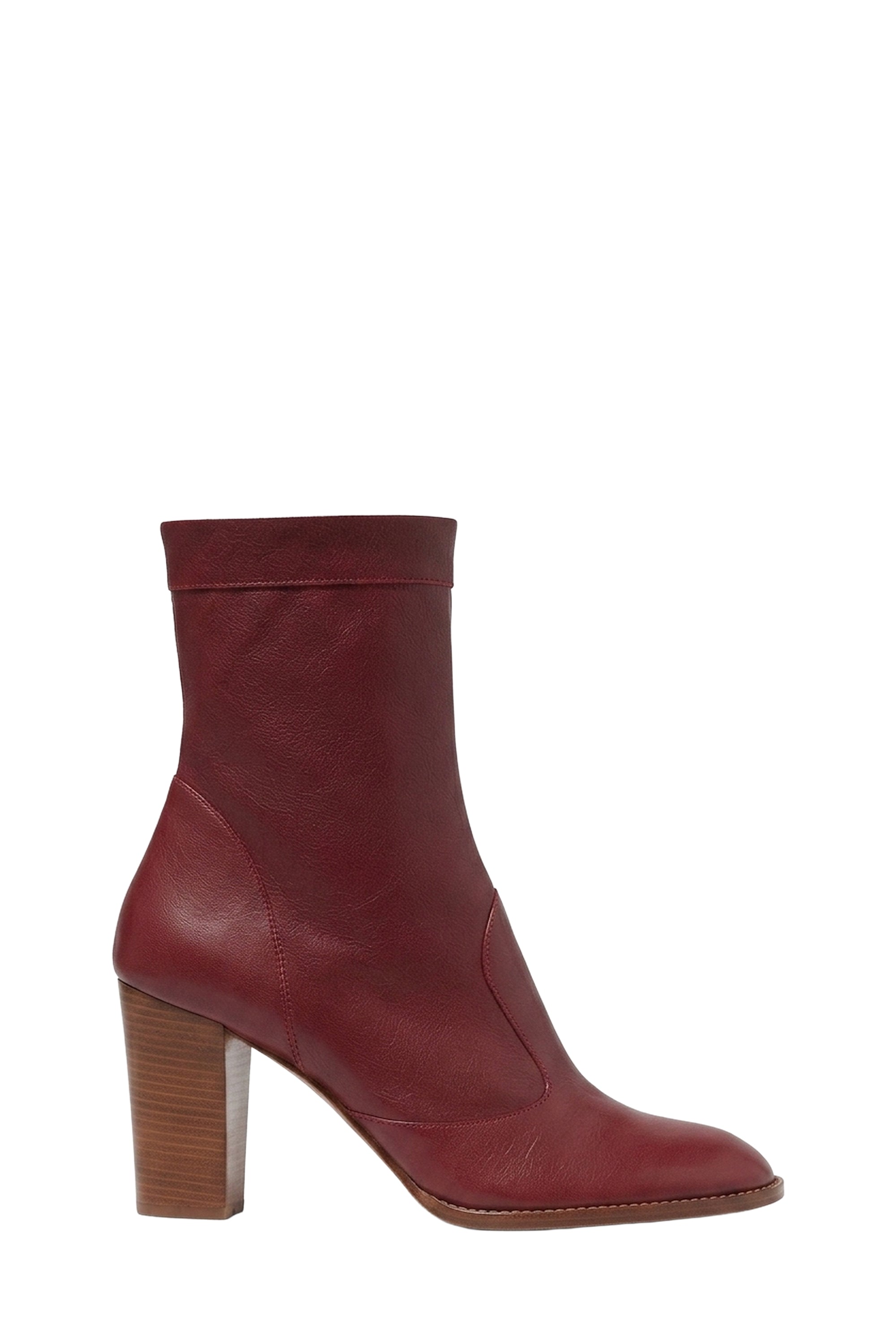 Bottines à talons Sofia 85 en cuir - Red