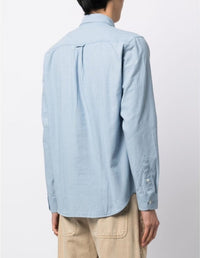 Button-down collar shirt - Washed Indigo