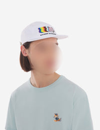 Pride Fox printed cap - White