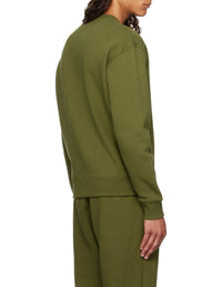 Sweatshirt Bold Fox Head avec écusson - Military Green