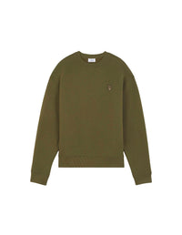 Pull Bold Fox Head avec écusson - Military Green