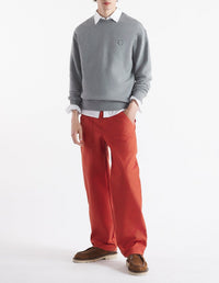 Sweat Fox Head - Medium grey melange