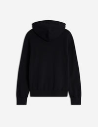 Bold Fox Head Patch Comfort Hoodie - Black