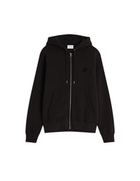 Gilet zippé à capuche Bold Fox Head - Black