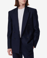 Jian wool jacket - Navy