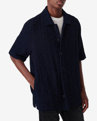 Ezio short-sleeved shirt - Indigo