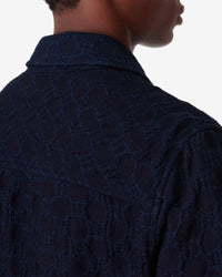 Ezio short-sleeved shirt - Indigo