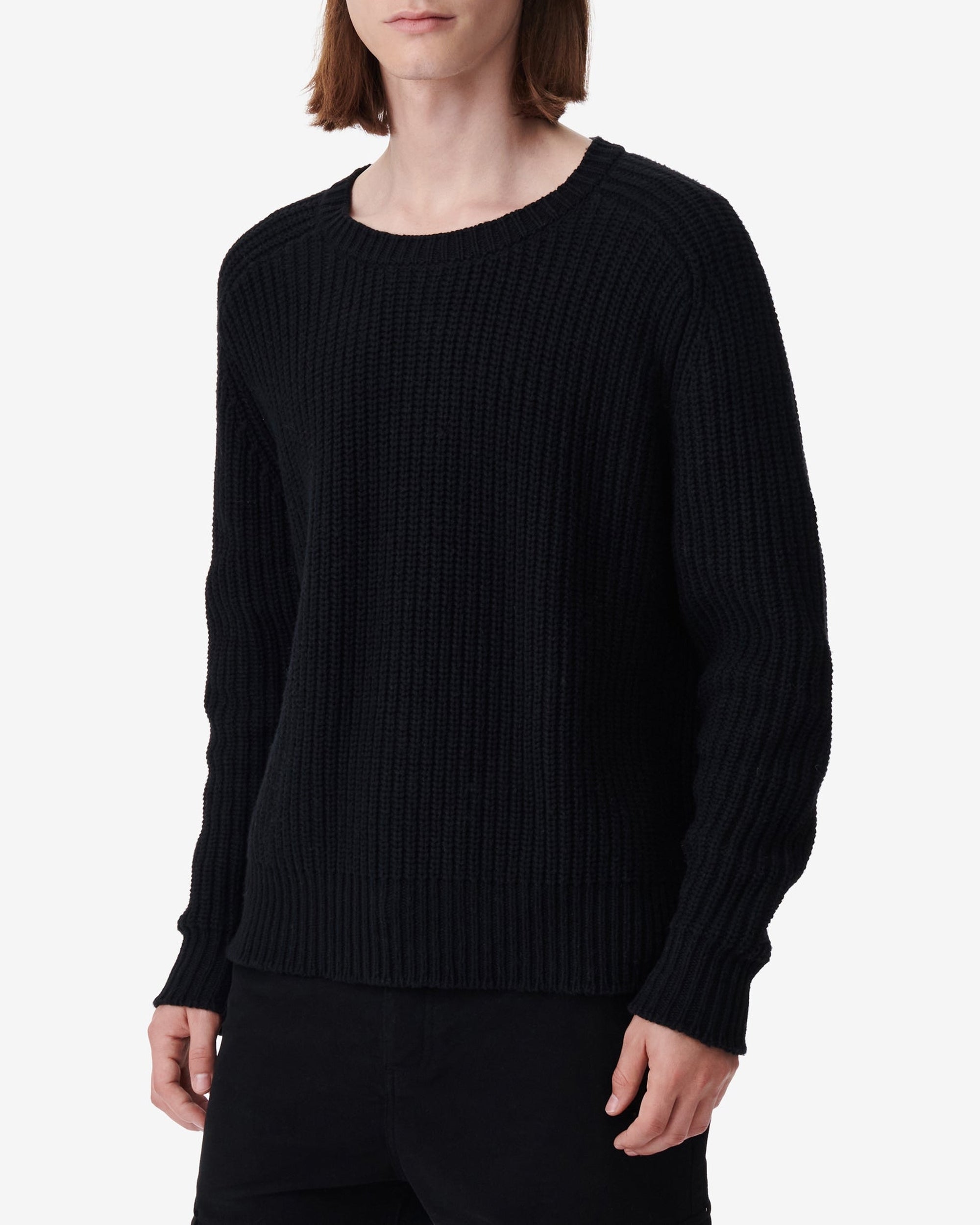 Adeque wool jumper - Black